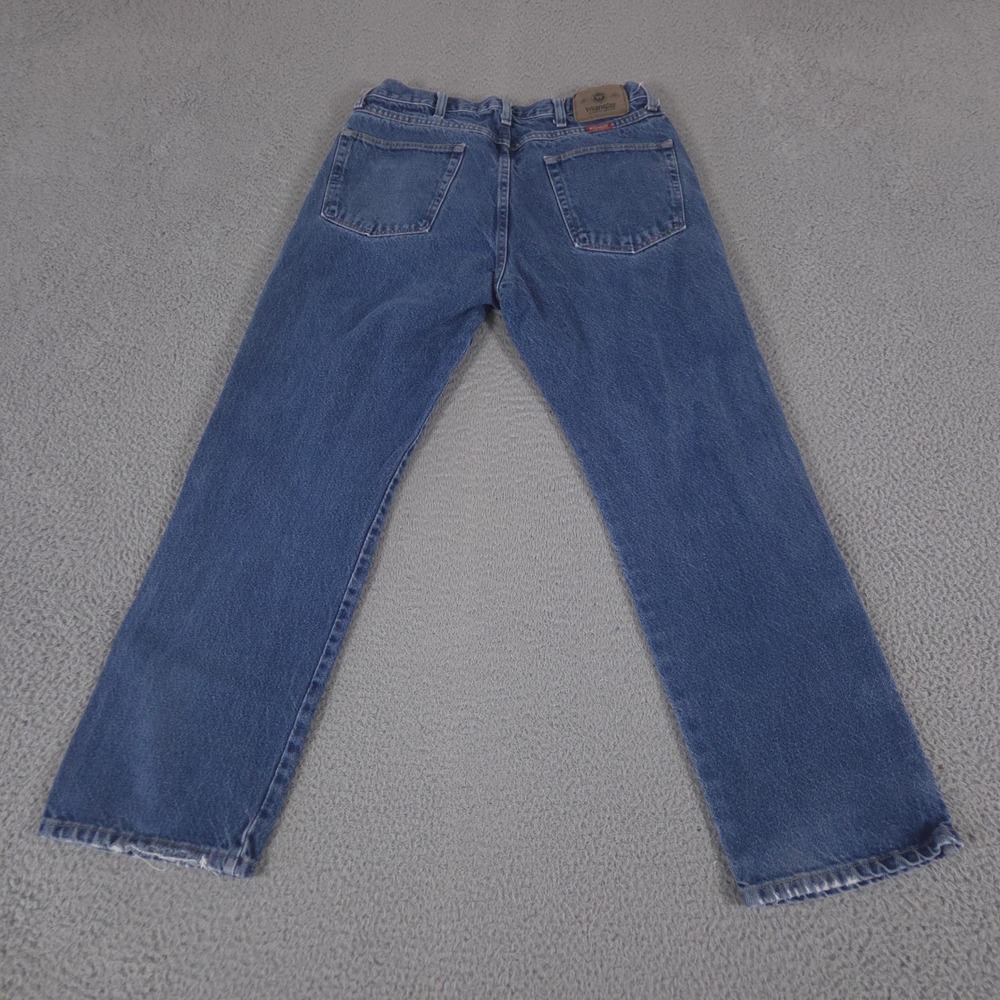Wrangler Jeans Mens 34x30 Blue Regular Fit‎ Straight Leg Cotton Denim Preppy